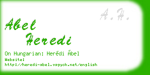 abel heredi business card
